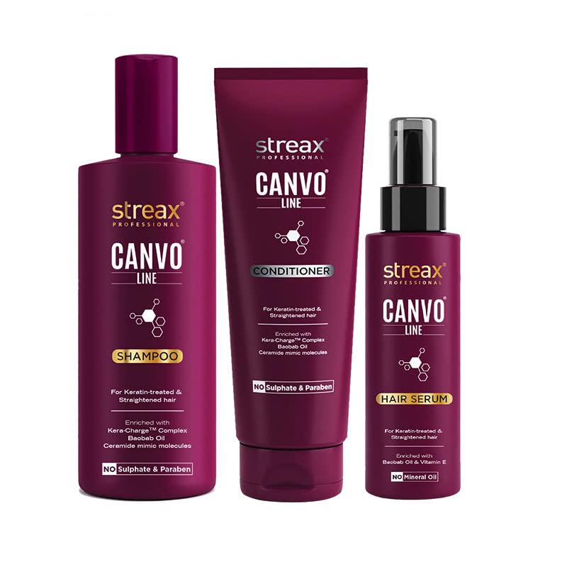 Streax Professional Canvoline Complete Hair Care Combo (Pack of 3)